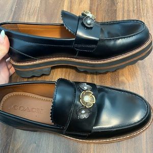 Authentic Chunky Coach Loafers